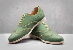 Weber-Schuh-Brogue-Nubuck-Shoes_green - LumberJac