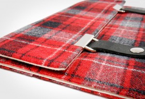 Moose and Pine iPad Case Detail - LumberJac